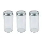 12 Pcs Canning Jars 1000ml Empty Glass Spice Preserve Bottles Storage