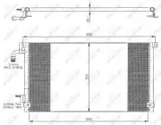 RTG Air Conditioning Condenser Fits Peugeot 106 2000-2004 Citroen Saxo 1999-2004