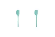 2x Tovolo Flex-Core All Silicone Nylon Spatula Baking Cook Utensil Light Aqua