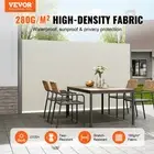 Retractable Side Awning 160x300cm Outdoor Privacy Screen Water-resistant UV