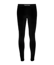 Tom Ford Stretch Lustrous Velour Signature Leggings XXS,S,XS,L,M Black