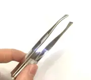 Led Eyebrow Hair Beauty Tool Light Eyelash Removal Tweezer Clip Make Up
