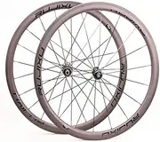 Carbon Wheelset 700C Road Bike Wheels V Brake 38mm Clincher Wheel Set 18H Front/21H Rear High-Strength Bike Rims 8/9/10/11speed Quick Release Hub