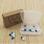 AU Seller Pill Box Case Medicine Container Dispenser Vitamin Organiser (5) *
