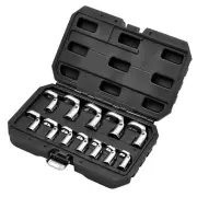 Draper Flexible Crowfoot Socket Wrench Set 3/8"D 12 Piece 8 -19mm Metric 12403