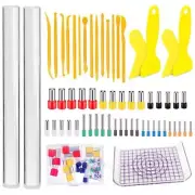 61 Pcs Fundamental Clay Tools Clay Wax Carving Tools for Kids Adults