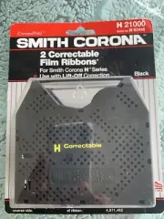 Smith Corona 21000 Correctable Ribbon 036652210009 2 ribbons H21000