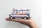 Mini Ambulance Hospital Toy Pull Back- Plastic Car For Birthday Gift -Decoration