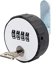 SEWACC Key Double Lock Cylinder Lock for File Cabinets Durable Corrosion for Tool Boxes