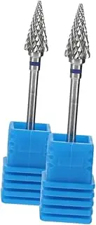 Ipetboom 2pcs Nail Polish Tool Nail File Bits Gel Manicure Tools Drill Bits for Nails Grinding Head Tools Manicure Drill Bits Gel Nail Tools Manicure Grinding Head Cuticle Bits