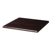 New Table Top Square Outdoor 800mm Restaurant Dining Tops Dark Walnut