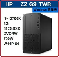 在飛比找樂天市場購物網優惠-【2024 13代極致效能工作站】HP Z2G9 TWR 8