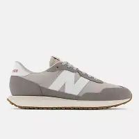 在飛比找Yahoo奇摩購物中心優惠-New Balance 237V1系列 男女休閒鞋-米灰-M