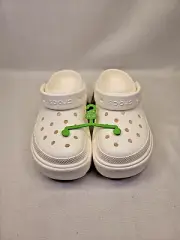 Crocs Stomp Clog White Chalk Platform Slip on Sandals Size Men's 7/Women's 9
