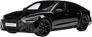 Scale Finished Model Car 1:18 for Audi Rs7 C8 2021 Simulation Car Model Die-cast Alloy Vehicle Static Display Collectible Ouvenirs Miniature Replica Car(Black)