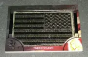 2018 Benchwarmer TORRIE WILSON Hot For Teacher US FLAG Camo Right #1/1 WWE Diva
