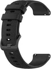 [DJDLFA] For Garmin Venu 2S Smart Watch Accessories Silicone watchband/Vivoactive 4S Bracelet/Vivomove 3S Wristband 18mm Color Band