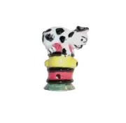++=Dog H*614a -93.256 Ceramic Dalmation/Fire Hydrant Pie Vent