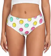 [RPLIFE] Halloween Polka Dot Womens Breifs Underware, Comfort Underwear, Stretchy Briefs Women, Bamboo Briefs Women