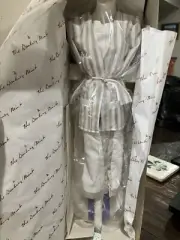 Princess Diana Danbury Mint Taupe And White Striped Ensemble