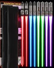 LIGHTSABER CHOPSTICKS LIGHT UP STAR WARS CHOPSTICK LED Glowing Light Saber Ch...