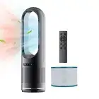 3 IN 1 Tower Fan, 31.5Inch Cooling & Heating Bladeless Fan with HEPA Filter 9...