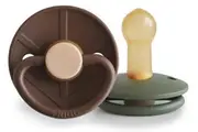 Frigg: Little Viking Natural Rubber Latex Pacifier 2 Pack - Bjorn/Ragnar (6-18 months)
