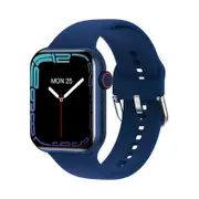 HW37 Plus Smart Watch with Wireless Charging NFC Smartwatch for Xiaomi Apple Watch - blue