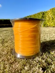 ORANGE Line Cord 370 Metres 2.4MM ROUND Trimmer Brushcutter Roll Whipper Snipper