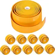 JOINPAYA 10Pcs PU Slipping Sweatband Grip Tape for Badminton and Tennis Rackets Moisture Absorbent and Durable for Athletes and Sports Enthusiasts