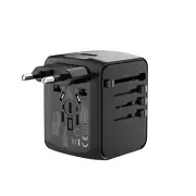 Universal Travel Adapter USB Worldwide Multi Plug Worldwide 3 Type C Charger