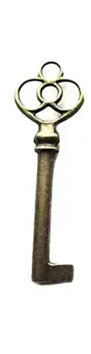 Antique Secretary Desk Old Wardrobe Door Hardware Vintage Skeleton Key