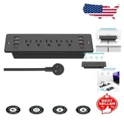 Recessed Power Strip Surge Protector with 5 Outlets & USB-C Fast Charging