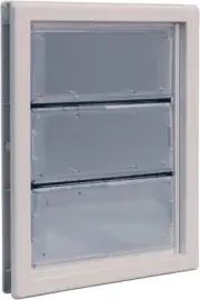 Innovative Large Pet Door with Secure Lock Slide for Enhanced Energy Efficiency