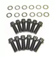 AMX 12Pt Black Oxide 170K PSI Intake Manifold Bolt Kit NEW