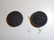 b3119 WW 1 US Army EM Collar Disks Tank Corp US and Tank disc set IR30A6