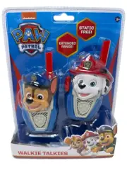 PAW Patrol Walkie Talkies Set of 2 Kids Walkie Talkies Chase and Marshall