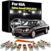 14Pcs LED Interior Map Dome Light Kit, For KIA Opirus Amanti 2003-2007 2008 2009 2010 Vehicle Bulbs Car Led Lamp