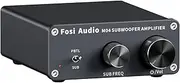 [Fosi Audio] M04 Subwoofer Amplifier for Home Theater Mono Channel Digital Class D Integrated Power Amp for Passive Speakers Subwoofer Rated 100W MAX