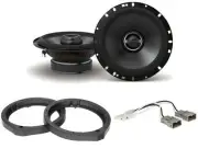 Alpine S-S65 6.5" Speaker Package With Speaker Adapter and Harness For Select Ho