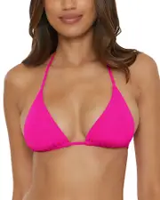 Becca by Rebecca Virtue Color Code Triangle Bikini Top