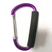 2Pcs Generic Pram Pushchair Shopping Bag Hook Carabiner Large Buggy Mummy Clip F