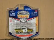 Jada 1957 Chevy Bel Air Badge City Heat Police '57 Gold Error!