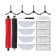 Accessory Set for S8/S8+Main Roller Brush Side Brushes Filter Mop Wipes, Vacuum Robot Spare Parts Accessories