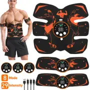 EMS Muscle Stimulator Massager Electric Trainer f Abdomen Arm Leg Smart Fitness