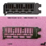 For Asus TURBO-RTX3080-10G-V2, RTX3080TI I/O Shield Back Plate Blende Bracket