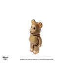 現貨 【 BAPE X KARIMOKU 】BABY MILO BE@RBRICK 400% 木頭熊