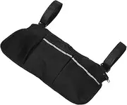 Djustable Mesh Pouch Wheelchair Storage Bag Office Chair Armrest Organizer Easy Install Accessory for Wheelchairs Chairs