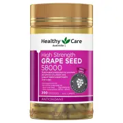 Healthy Care High Strength Grape Seed 58000 Cap X 200