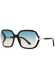 Tom Ford Solange-02 Oversized Square-frame Sunglasses - Black ONE SIZE